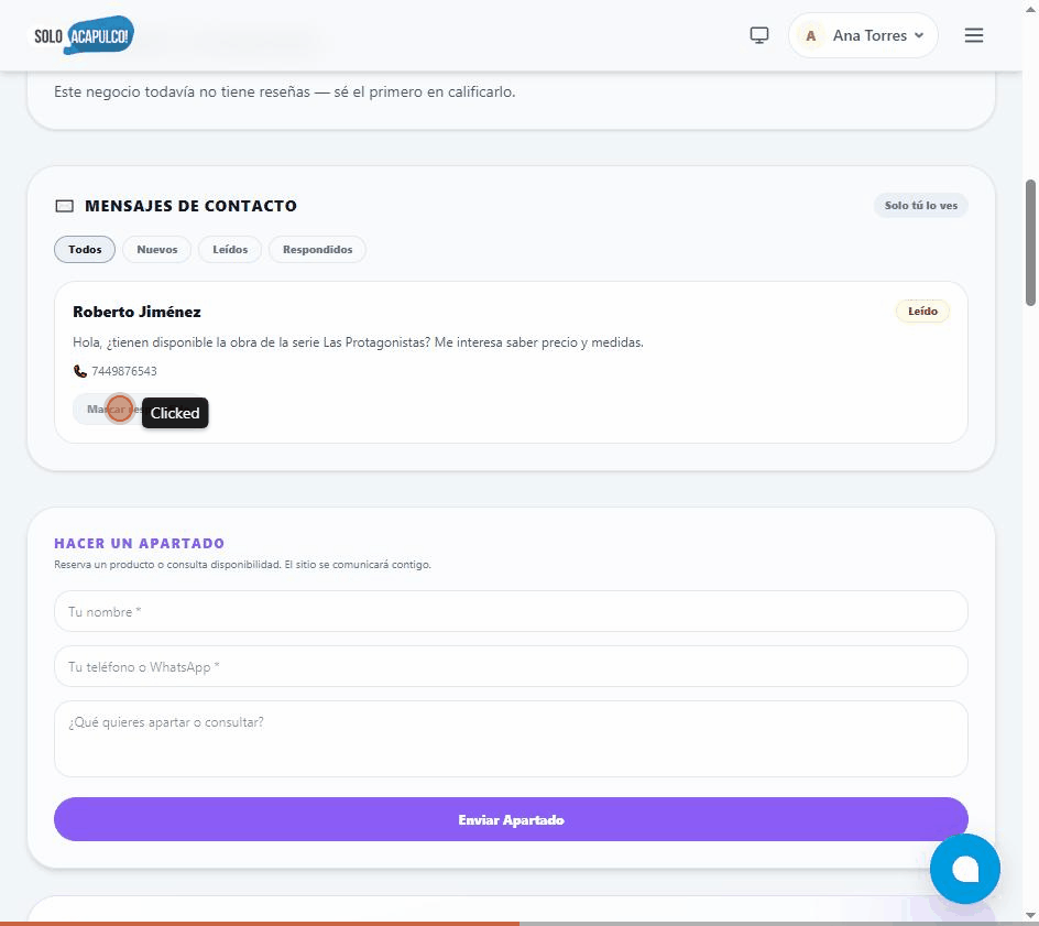 Demostración: ¿Cómo recibo los mensajes que me mandan mis clientes?