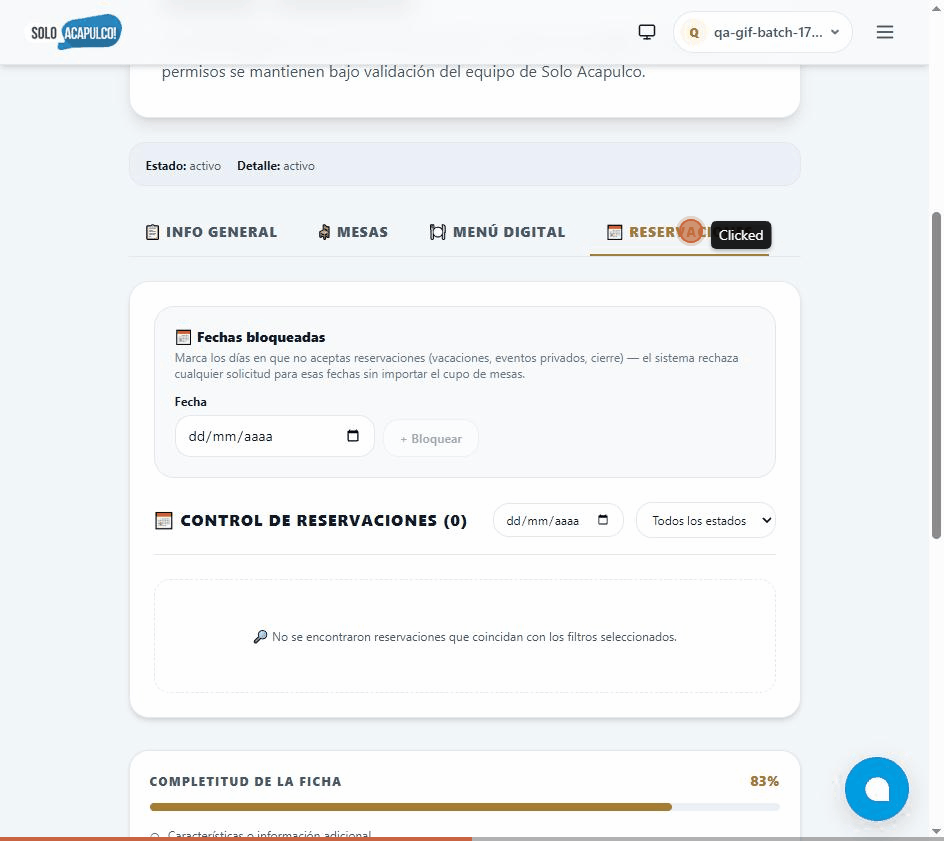Demostración: ¿Cómo activo las reservaciones o citas en mi sitio?